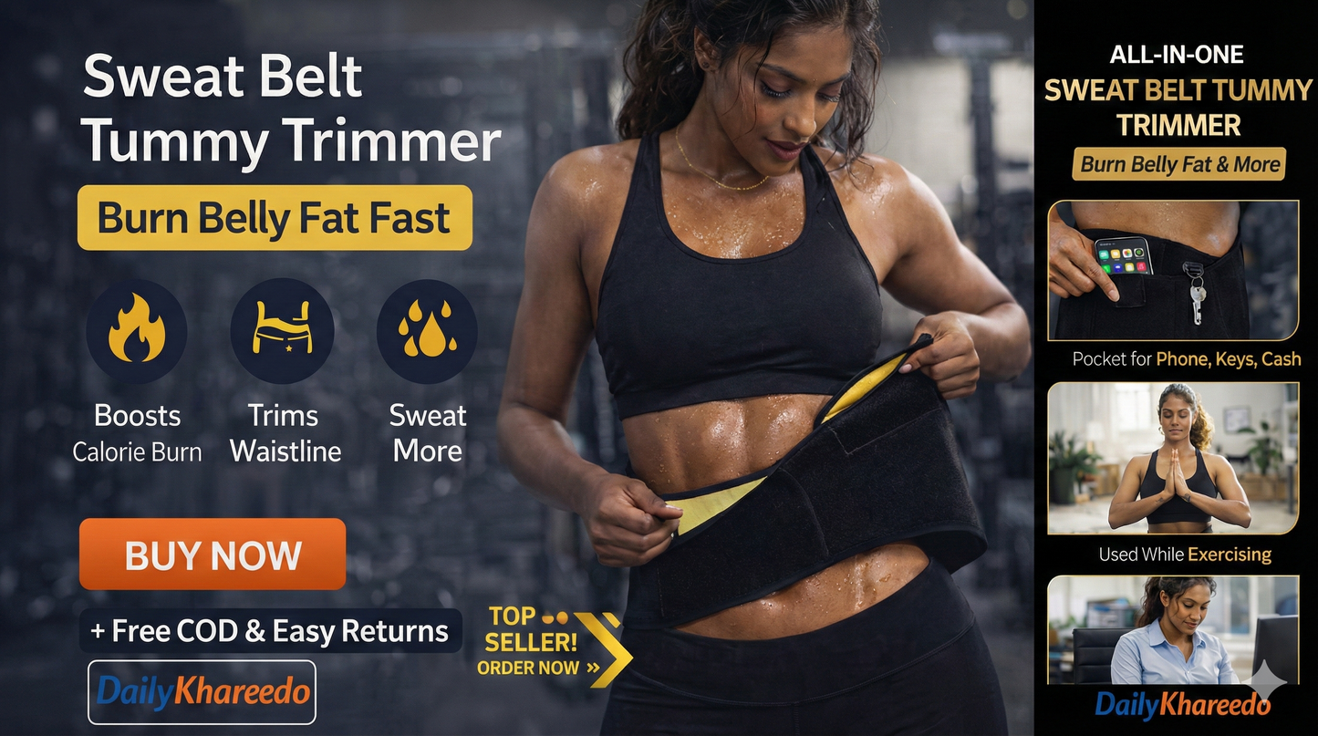 Sweat Belt - Hot Body Shaper, Belly Fat Burner for Men & Women